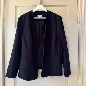 Gently worn buttonless blazer, Loft, plus size 14
